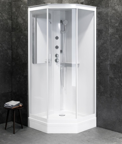 Гидромассажный бокс AM.PM Gem, 90x90 (W90C-018-090WTA)