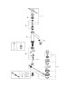 Cмеситель для умывальника Grohe Essence, однорычажный, хром (23589001)