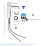 Cмеситель для умывальника Grohe Essence, однорычажный, хром (23589001)