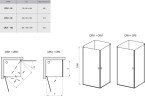 Душевая кабина Ravak Chrome CRV1, 100x100 (1QVA0U01Z1)