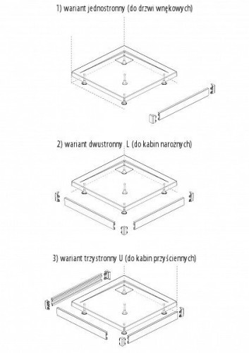 Душовий піддон Radaway Argos C, 100x100 (4ACN1010-02)