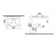Умивальник накладний Idevit Neo Classic, 68 (3301-0655)