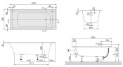 Ванна акриловая Villeroy&Boch Omnia Architectura, 170х70 (UBA177ARA2V-01)