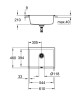 Кухонная мойка гранитная Grohe K700U, 61x46, черный (31655AP0)