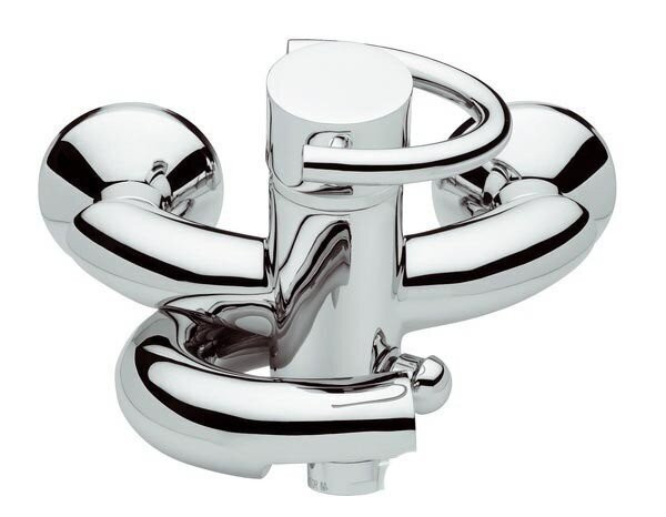 Смеситель для ванны Emmevi Twist, однорычажный, синий (CBL6601)