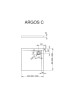 Душовий піддон Radaway Argos C, 80x80 (4AC88-01)