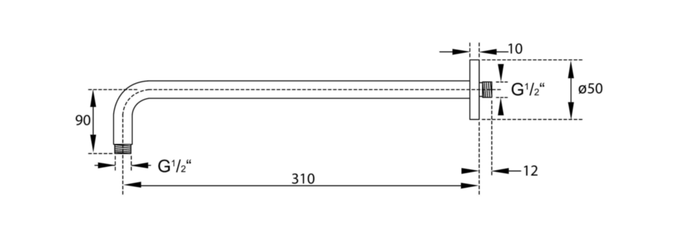 Кронштейн для верхнього душу Steinberg Serie 111 (111 7900)