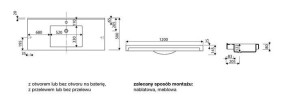 Умывальник накладной Marmorin Moira Bis, 120 (280120022)
