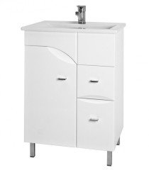 Тумба з умивальником Juventa Viola, 58 (VL-60WHITEН)