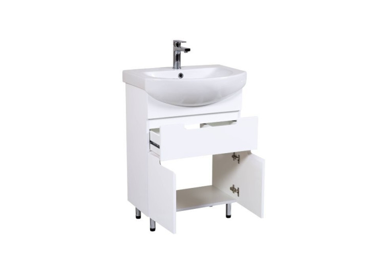 Тумба с умывальником Aqua Rodos Квадро/Руна, 60 (АР000040316)