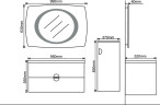Пенал у ванну Zelberg Azzano, 37 (0030370501)