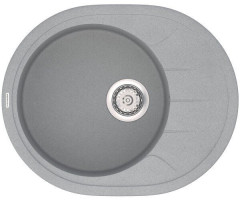 Кухонная мойка гранитная Vankor Sity, 61х50, серый (SITY SMO 02.61 GRAY)