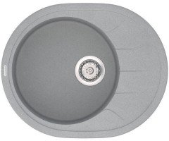 Кухонная мойка гранитная Vankor Sity, 61х50, серый (SITY SMO 02.61 GRAY)