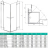 Душова кабіна Radaway Euphoria KDD, права, 90x90 (383060-01R)