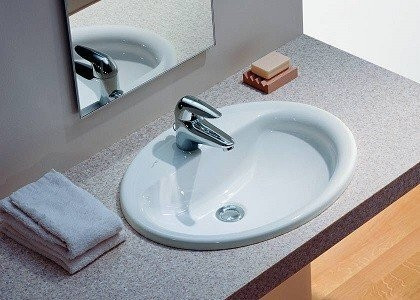 Умывальник накладной Jacob Delafon Patio, 56 (E4155-00)