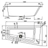 Ванна акриловая Vagnerplast Cavallo, правая, 160x90 (VPBA169CAV3PX-04)