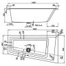 Ванна акриловая Vagnerplast Cavallo, правая, 160x90 (VPBA169CAV3PX-04)