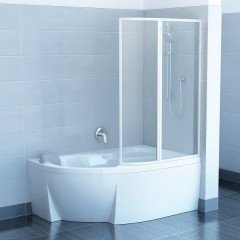 Шторка для ванни Ravak Rosa VSK2 150, ліва, 150x150 (76L8010041)