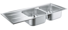 Кухонна мийка сталева Grohe K400, 116x50 (31587SD0)