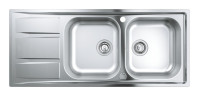 Кухонна мийка сталева Grohe K400, 116x50 (31587SD0)