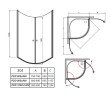 Душевая кабина Radaway Eos PDD, 90x90 (37603-01-01N)