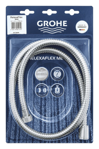 Душовий шланг Grohe Metal Tube, 175 (28139000)