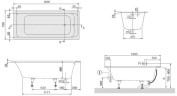 Ванна акриловая Villeroy&Boch Omnia Architectura, 170х75 (UBA170ARA2V-96)