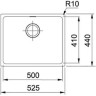 Кухонна мийка гранітна Franke SID 110, 52x44, чорний (125.0395.602)