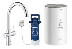 Змішувач для кухні Grohe Red Duo New, одноважільний, хром (30083001)