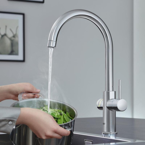 Смеситель для кухни Grohe Red Duo New, однорычажный, хром (30083001)