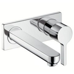 Cмеситель для умывальника Hansgrohe Metris S, однорычажный, хром (31163000)