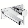Cмеситель для умывальника Hansgrohe Metris S, однорычажный, хром (31163000)