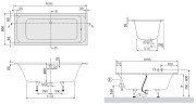 Ванна акрилова Villeroy&Boch Omnia Architectura, 170х80 (UBA178ARA2V-01)