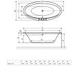 Ванна акриловая Excellent Lumina, 190x95 (WAEX.LUM19WH)