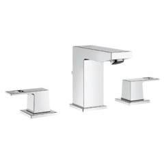 Змішувач для умивальника Grohe Eurocube, двовентильний, хром (20351000)