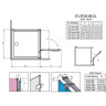 Душевая кабина Radaway Euphoria KDJ, левая, 110x110 (383041-01L)