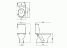 Унітаз компакт Kolo Modo (L39004000)