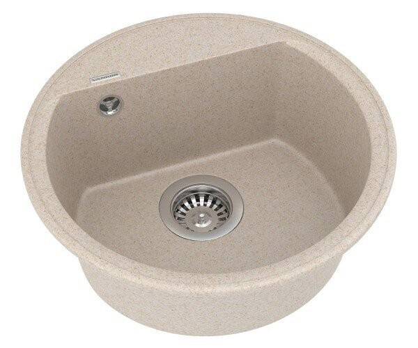 Кухонная мойка гранитная Vankor Easy, 45x45, бежевый (EASY EMR 01.45 BEIGE)