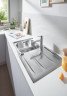 Кухонна мийка сталева Grohe K400, 87x51 (31568SD0)