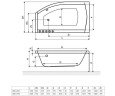 Ванна акриловая Excellent Magnus, левая, 150x85 (WAEX.MGL15WH)