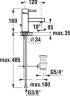 Cмеситель для умывальника Jika Mio, однорычажный, хром (H3117110040011)