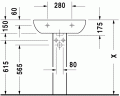 Умивальник підвісний Duravit D-Code, 60 (2310600000)