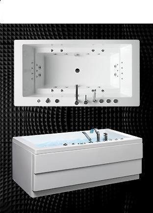 Ванна с гидромассажем Balteco Quadrum 2, 180х95 (QUADRUM2)