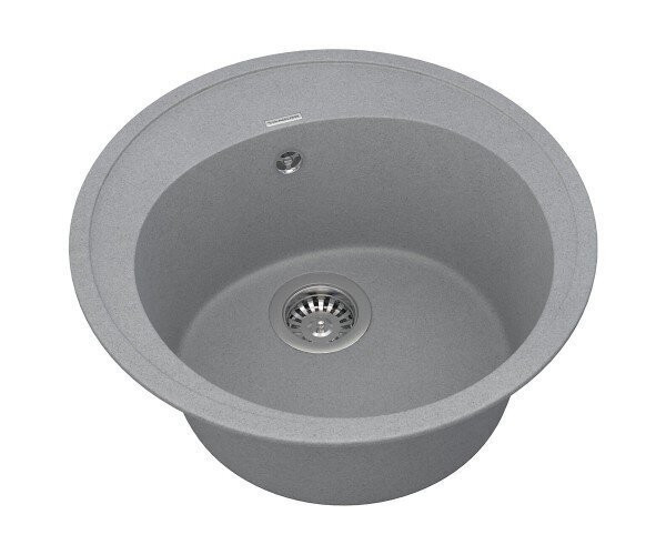 Кухонная мойка гранитная Vankor Sity, 50х50, серый (SITY SMR 01.50 GRAY)