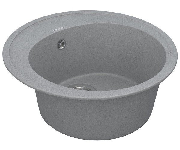 Кухонная мойка гранитная Vankor Sity, 50х50, серый (SITY SMR 01.50 GRAY)