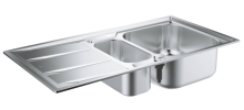 Кухонна мийка сталева Grohe K400, 97x50 (31567SD0)