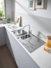 Кухонна мийка сталева Grohe K400, 97x50 (31567SD0)